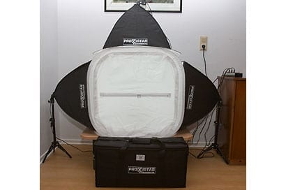 Produktfotografie mit Lichtzelt Proxistar