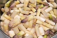 Spargelköpfe