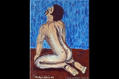 Artwork Der nackte Mann, a womans dream